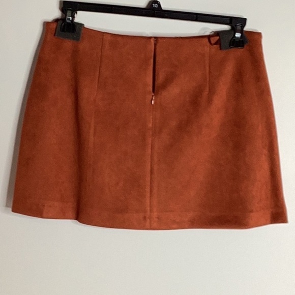 Brick Red Mini Gianni Binni Skirt size 10 - Picture 7 of 11